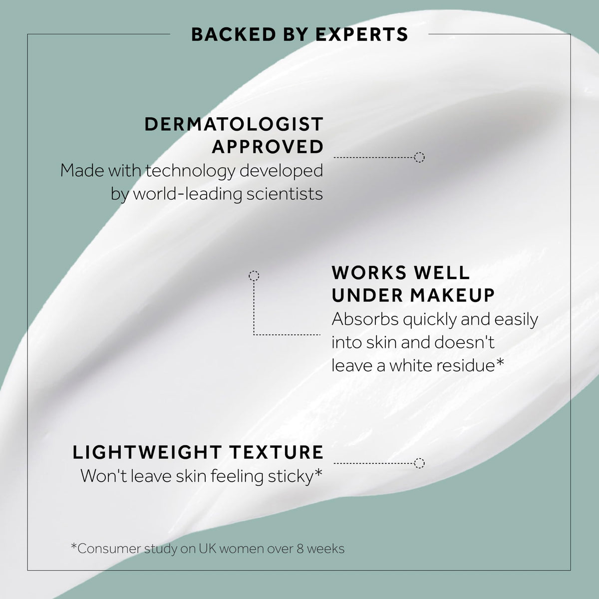 No7 day cream application on hand illustrating smooth, non-greasy finish