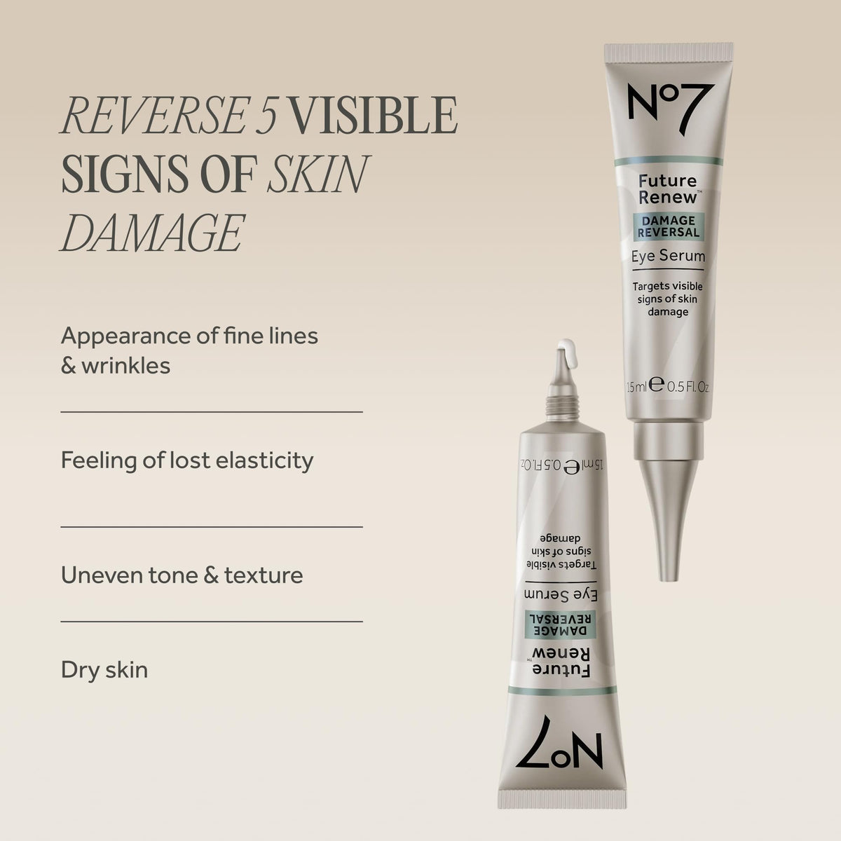 No7 dropper and bottle detail highlighting precise application and targeted dosing
