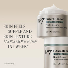 No7 peptide complex visual emphasizing ingredient focus for visible repair