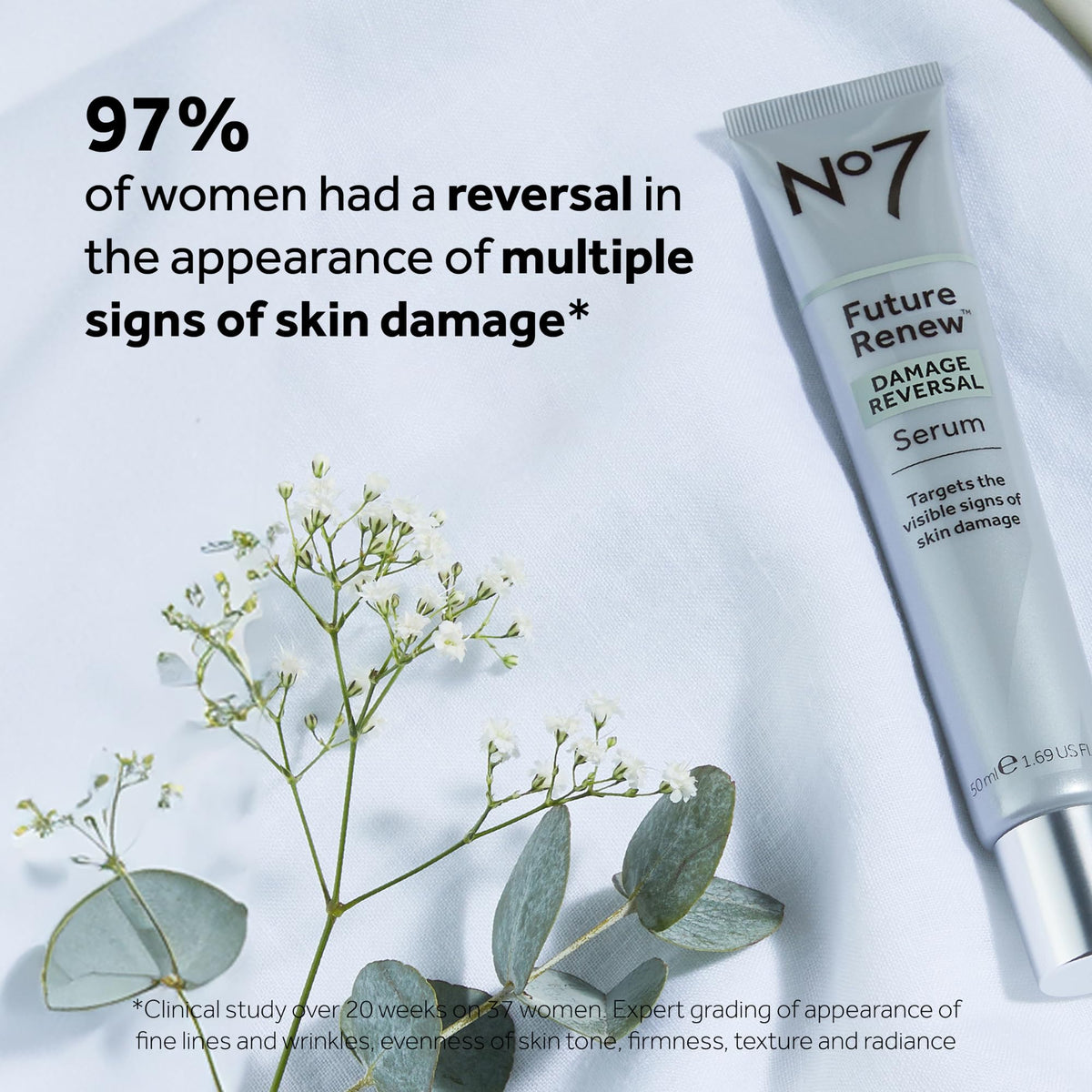No7 products staged in bathroom for a simple daily routine