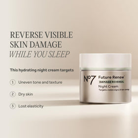 No7 cream open showing smooth texture and moisturizing benefit up close