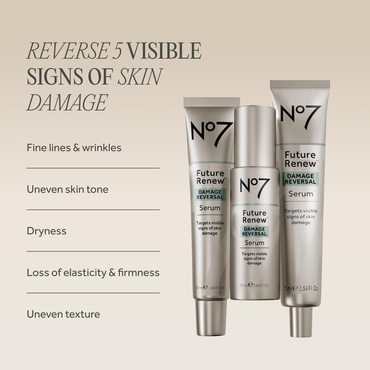 No7 pump detail highlighting precise dispensing and travel-friendly design