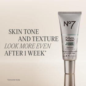 No7 serum texture close-up showing lightweight, fast-absorbing consistency