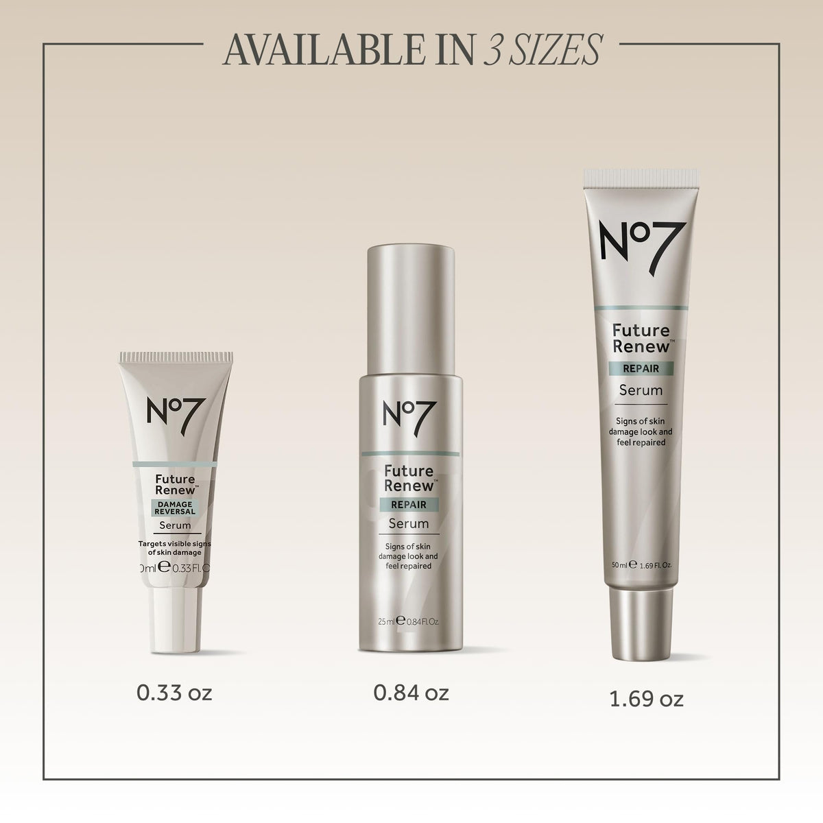 No7 serum applied before makeup illustrating smooth base and better wear