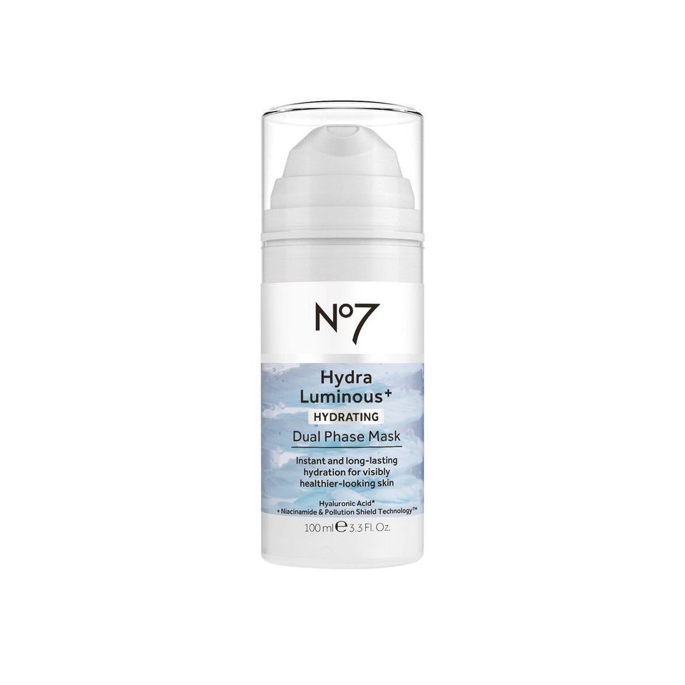 No7 front packaging showing bottle and brand, conveys trusted hydration