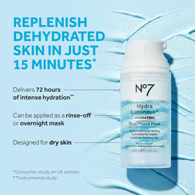 No7 open cap displaying smooth gel texture and oil phase, shows blendability