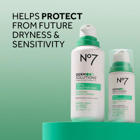 No7 ingredients label closeup highlighting ceramides and niacinamide
