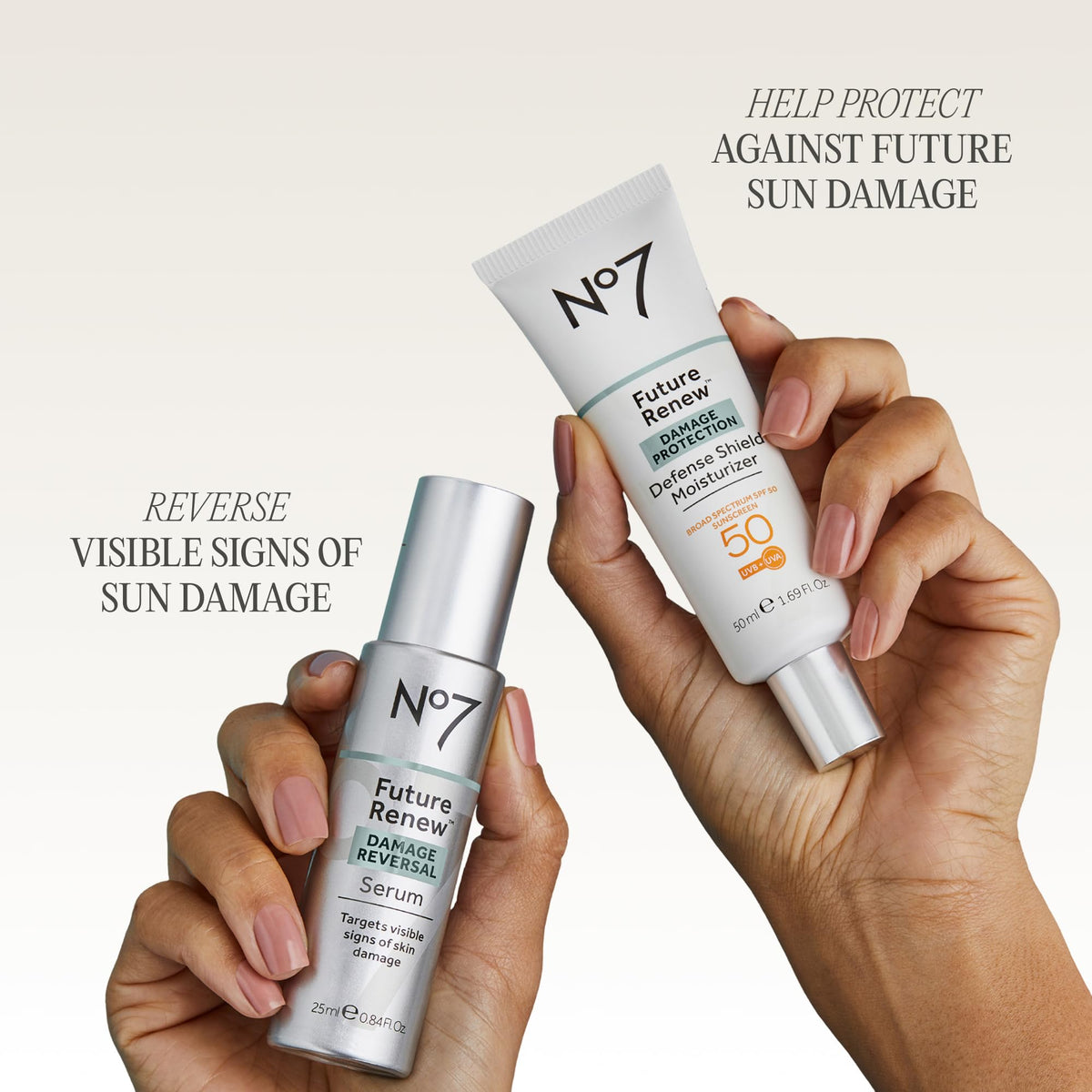 No7 peptides visual highlighting formula support for skin renewal benefit