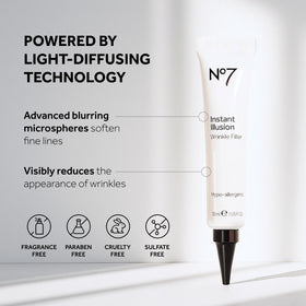 No7 serum texture on hand showing lightweight, velvety finish for easy blending