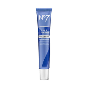 No7 front bottle showing sleek packaging and clear 50ml volume benefit