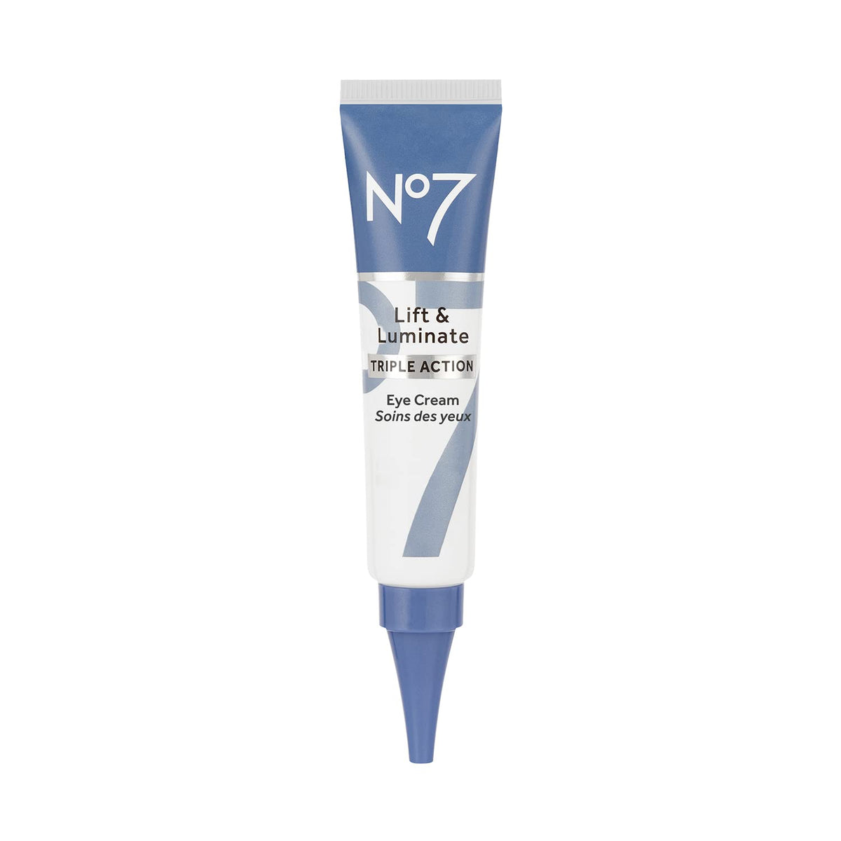 No7 front packaging showing jar and branding, communicates trusted skincare.