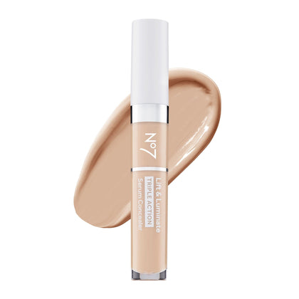No7 front packaging showing brightening concealer benefits