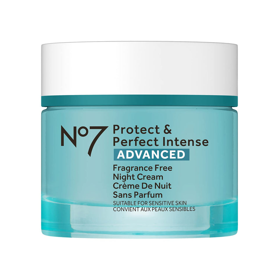 No7 front jar view showing product packaging and clear benefits
