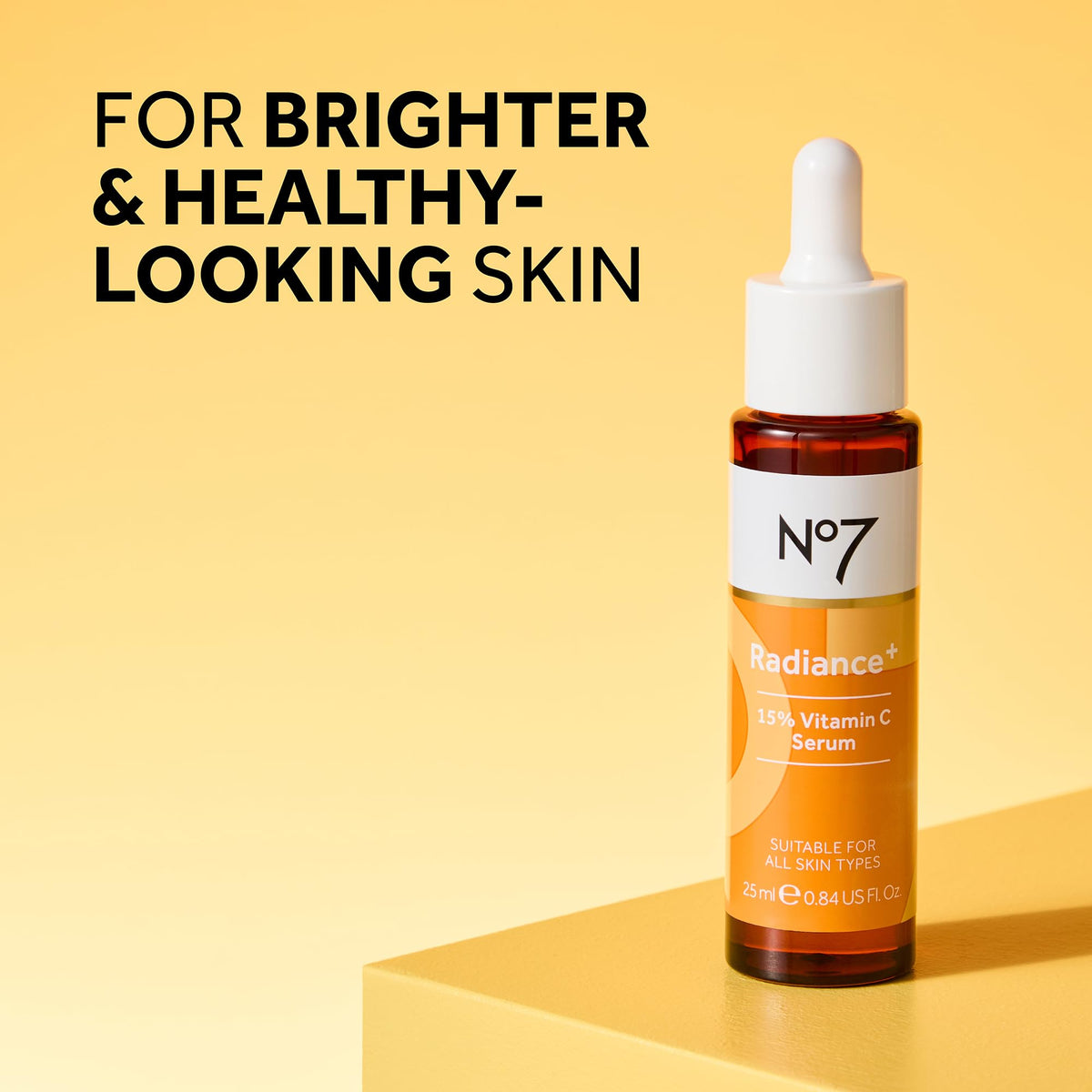 No7 dropper close-up dispensing serum highlighting precise application benefit