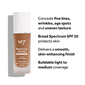 No7 application on face demonstrating even coverage and natural-looking wear
