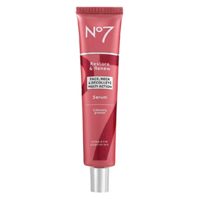 No7 front bottle view showing label and product benefit
