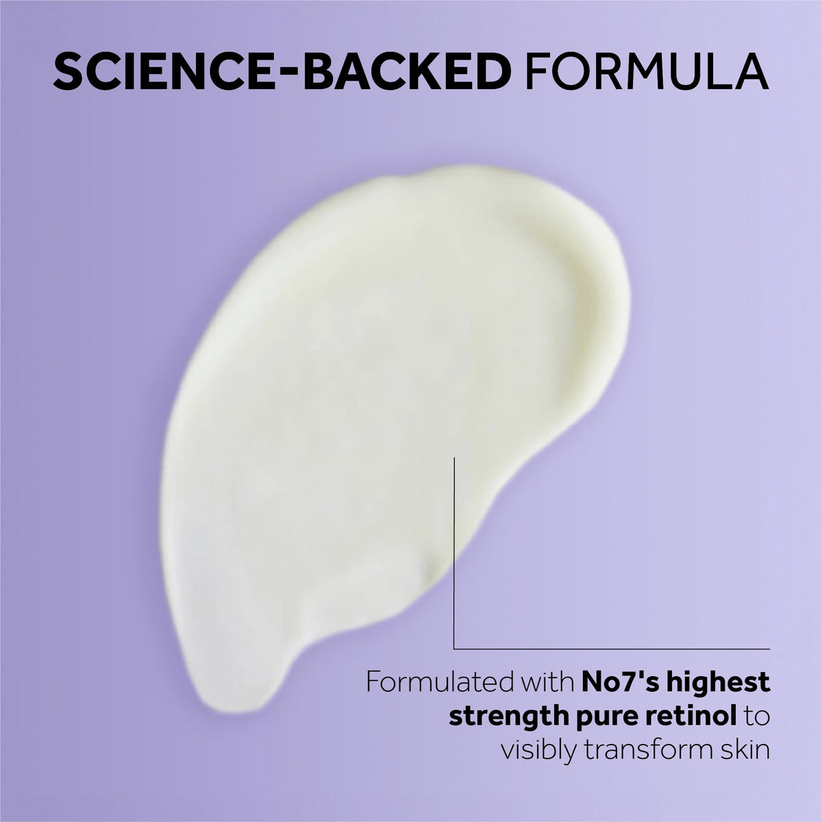 No7 ingredient label close-up showing peptides and niacinamide for transparency