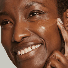 No7 serum texture close-up highlighting lightweight hydrating consistency