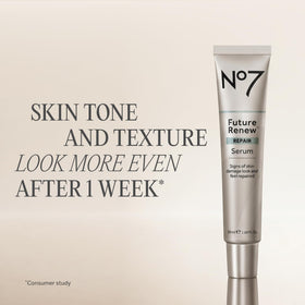 No7 close-up texture shot highlighting lightweight, fast-absorbing consistency