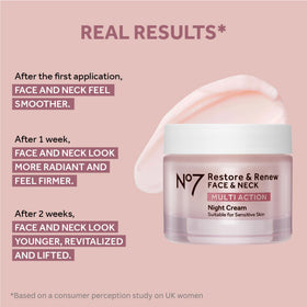 No7 cream and serum texture swatch showing smooth blendability and fast absorption