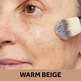 No7 texture close-up on fingertip displaying smooth cream and easy blend