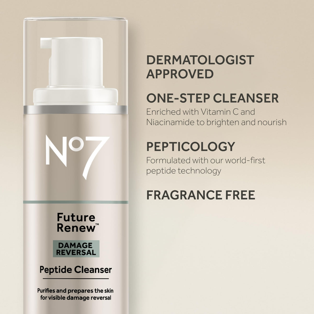 No7 creamy texture close-up that shows hydration and gentle feel