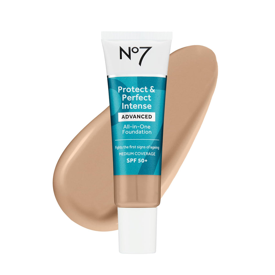 No7 front packaging showing product tube and label, clear branding and shade