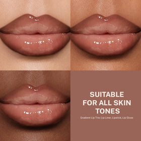 Noerrors glossy lip oil texture on applicator reflecting non-sticky shine and moisture
