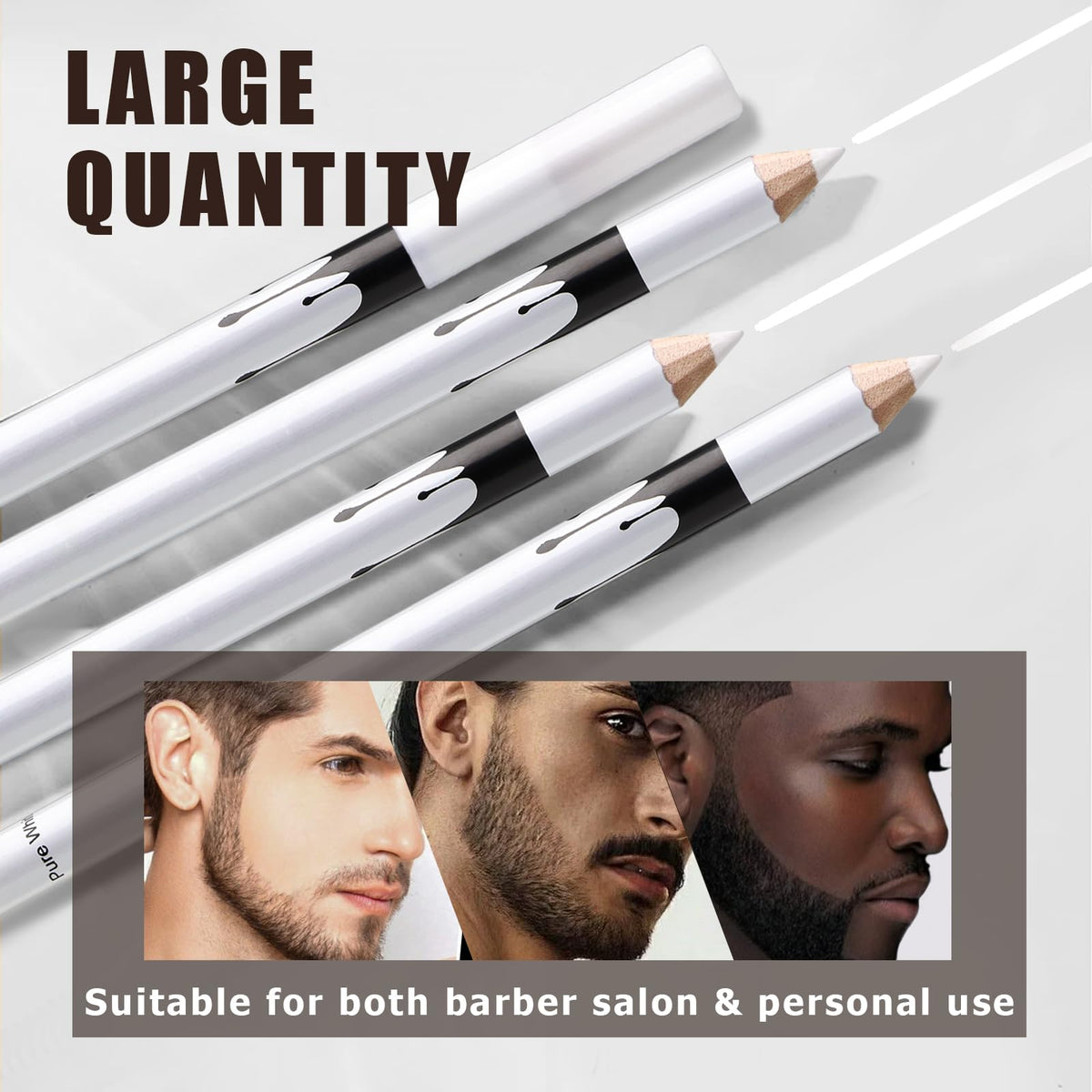 Noerrors pencil tip with sharpener demonstrating precise point for crisp hairline guides