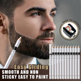 Noerrors close-up of white pencil bodies highlighting smooth texture for easy marking