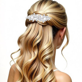 Nogeqi clips styled in bridal updo illustrating event-ready sparkle