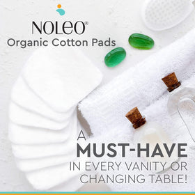 NOLEO close-up of pressed cotton texture highlighting lint-free finish