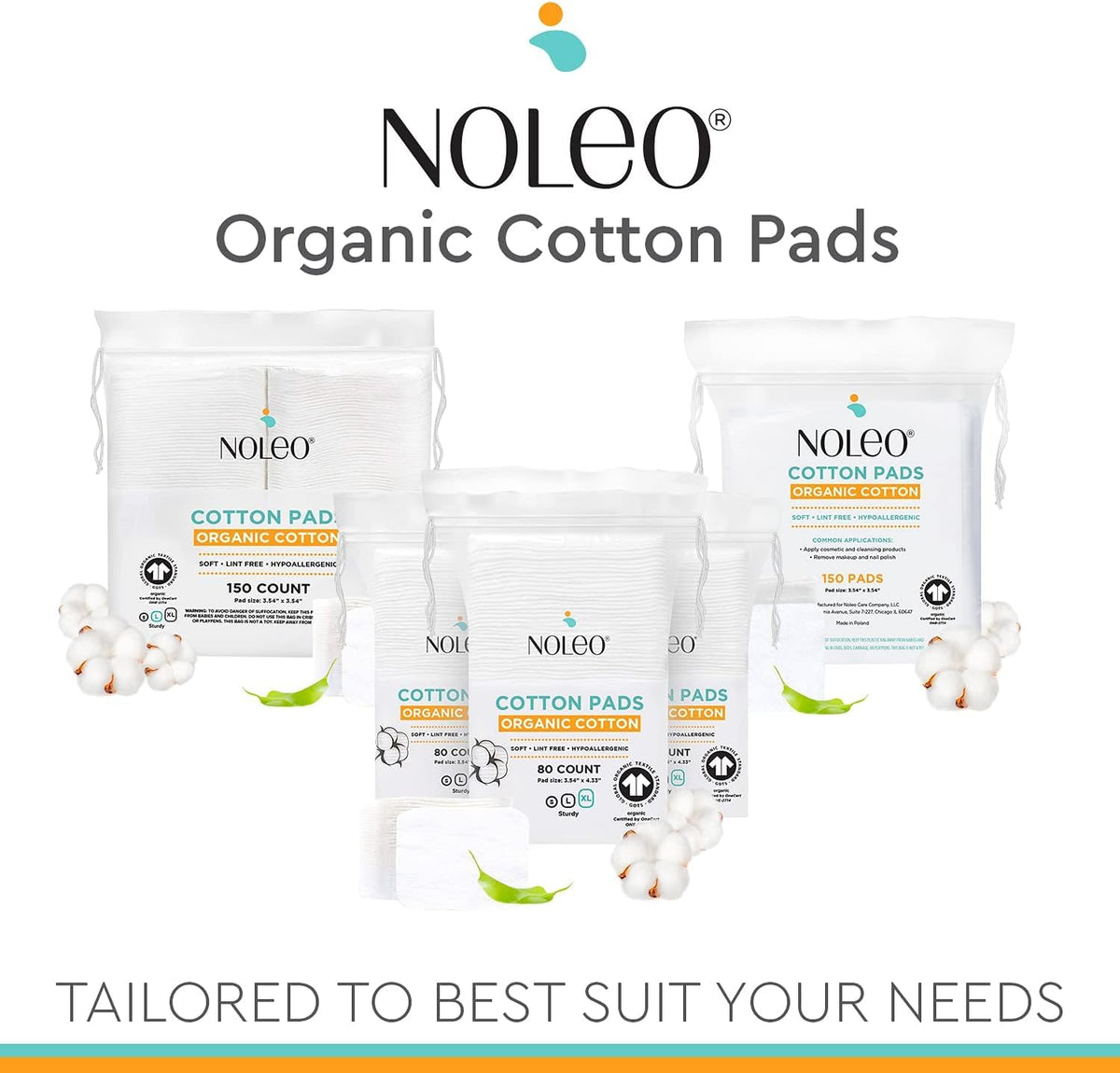 NOLEO label close-up showing ingredients and safety information