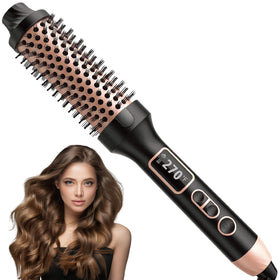 NONK front view of thermal round brush showing sleek design and benefit fast styling