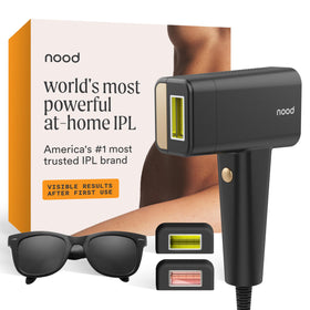 Nood Flasher Pro front view showing matte black device and controls for easy use
