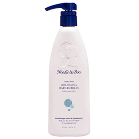 Noodle & Boo front bottle shot showing label and signature packaging for easy identification and shelf appeal