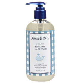 Noodle & Boo front packaging 12 oz bottle showing gentle, soap-free formula benefit