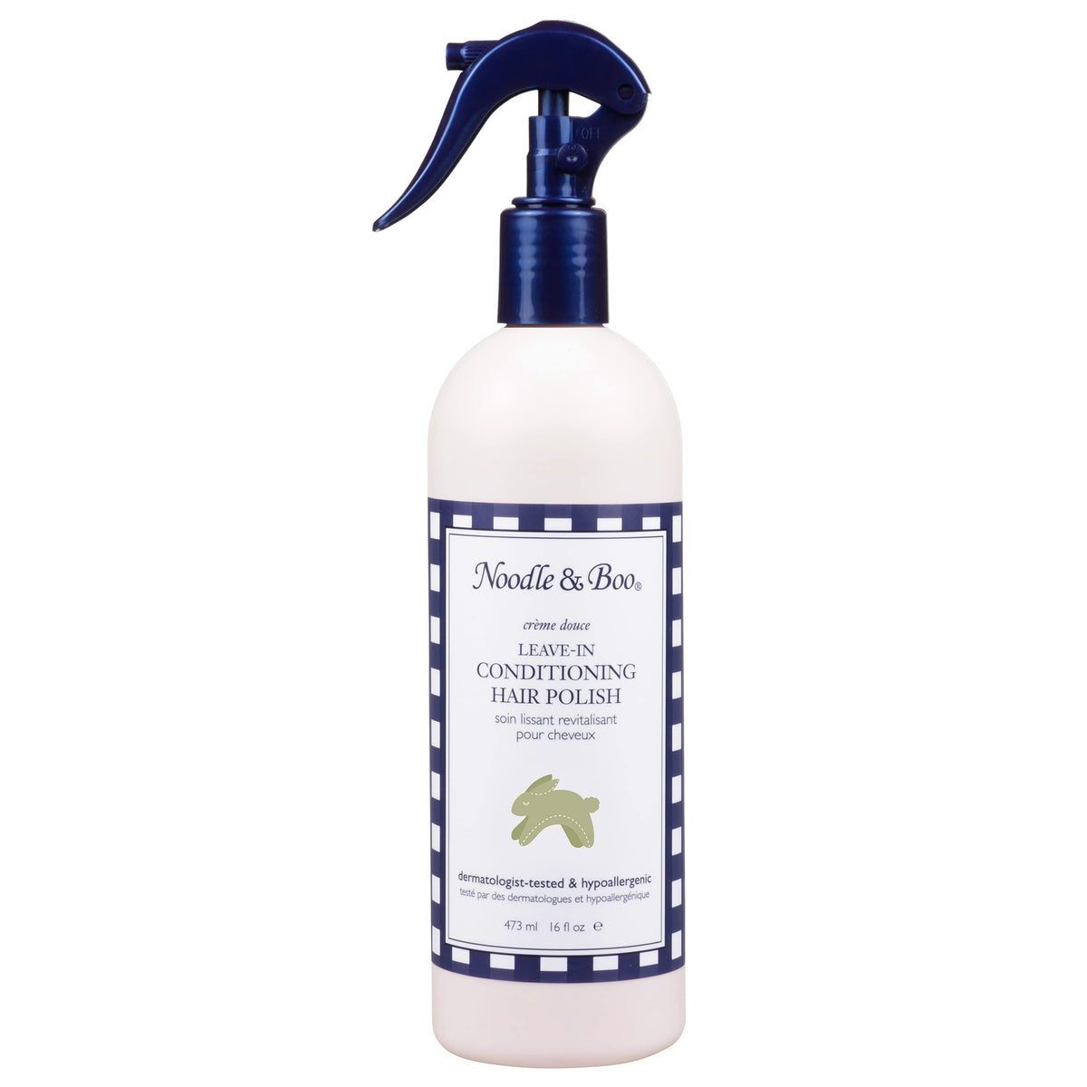 Noodle & Boo front packaging showing bottle and gentle branding, easy identification