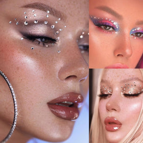 nooepc gems applied in hair adding instant sparkle
