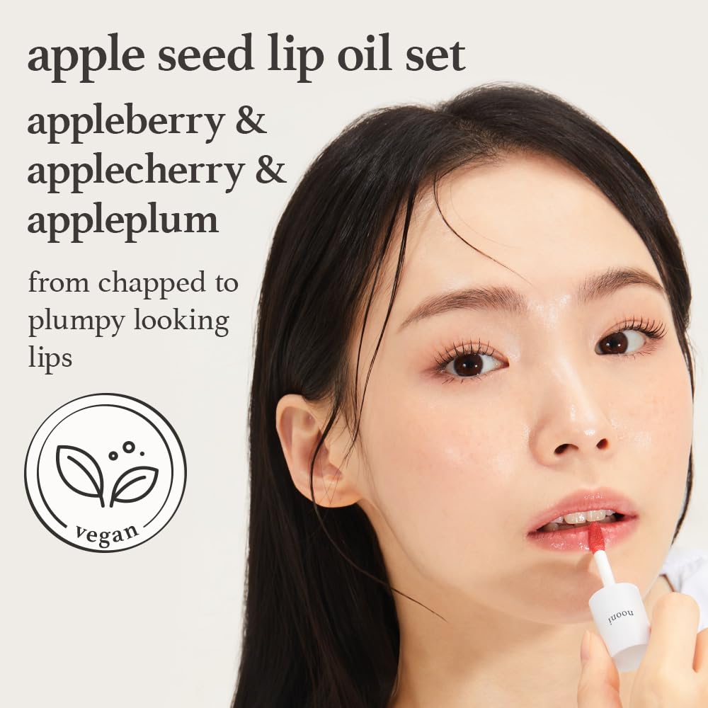 NOONI Applecherry tube front view highlighting sheer tint and shine