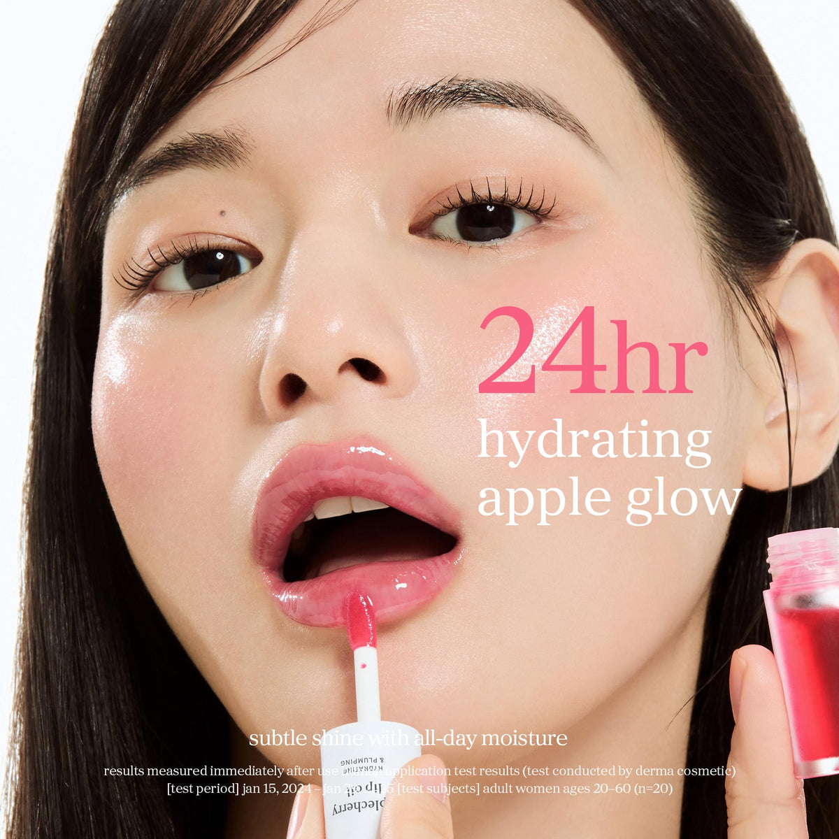 NOONI ingredients display with apple seed oil and raspberry extract for nourishment