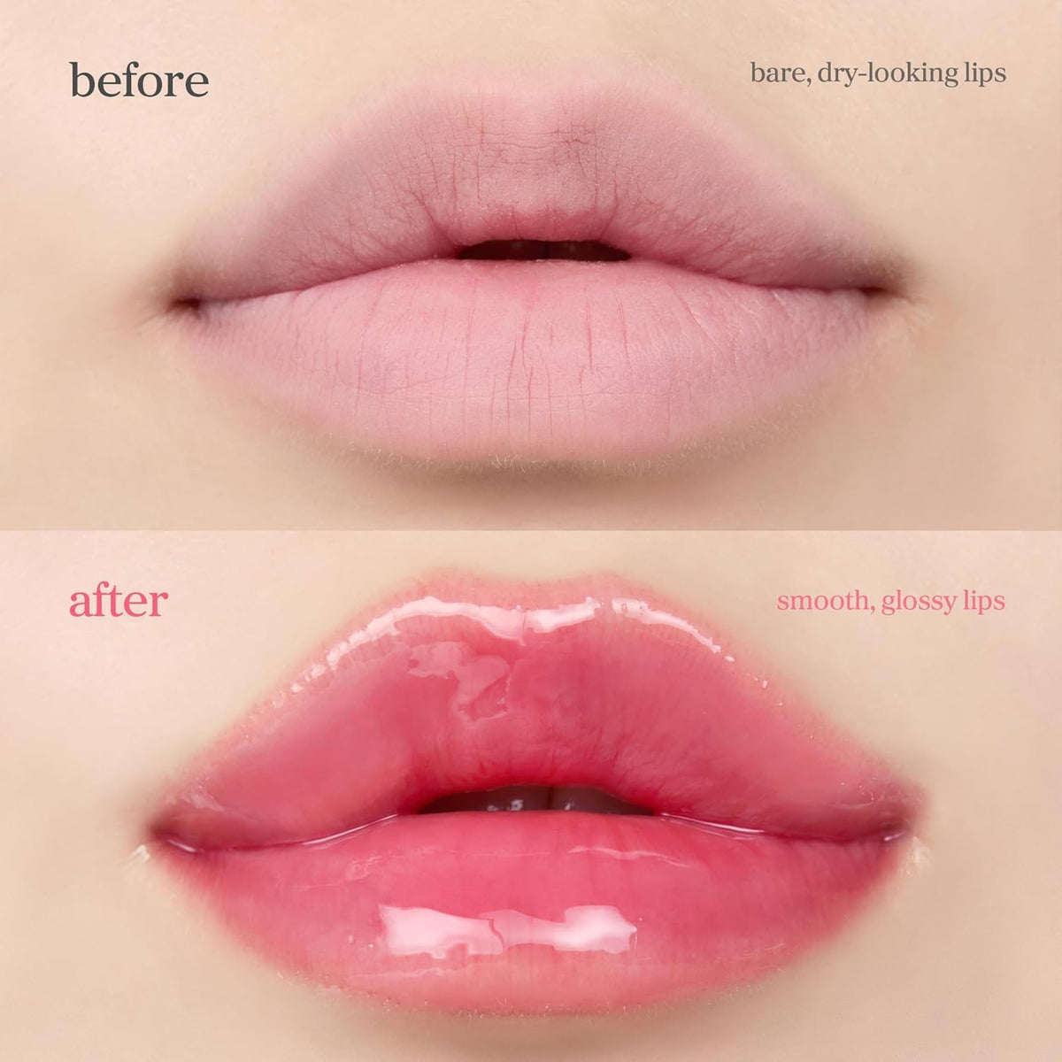 NOONI Applecherry shade on lips giving juicy, natural-looking shine