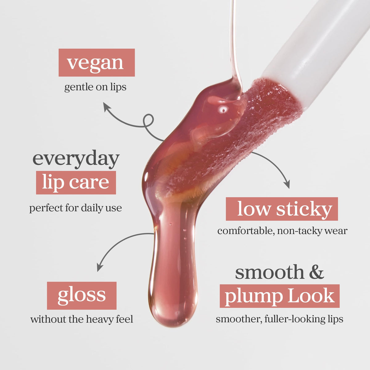 NOONI lip oil in a small bag lifestyle scene showing everyday carry convenience