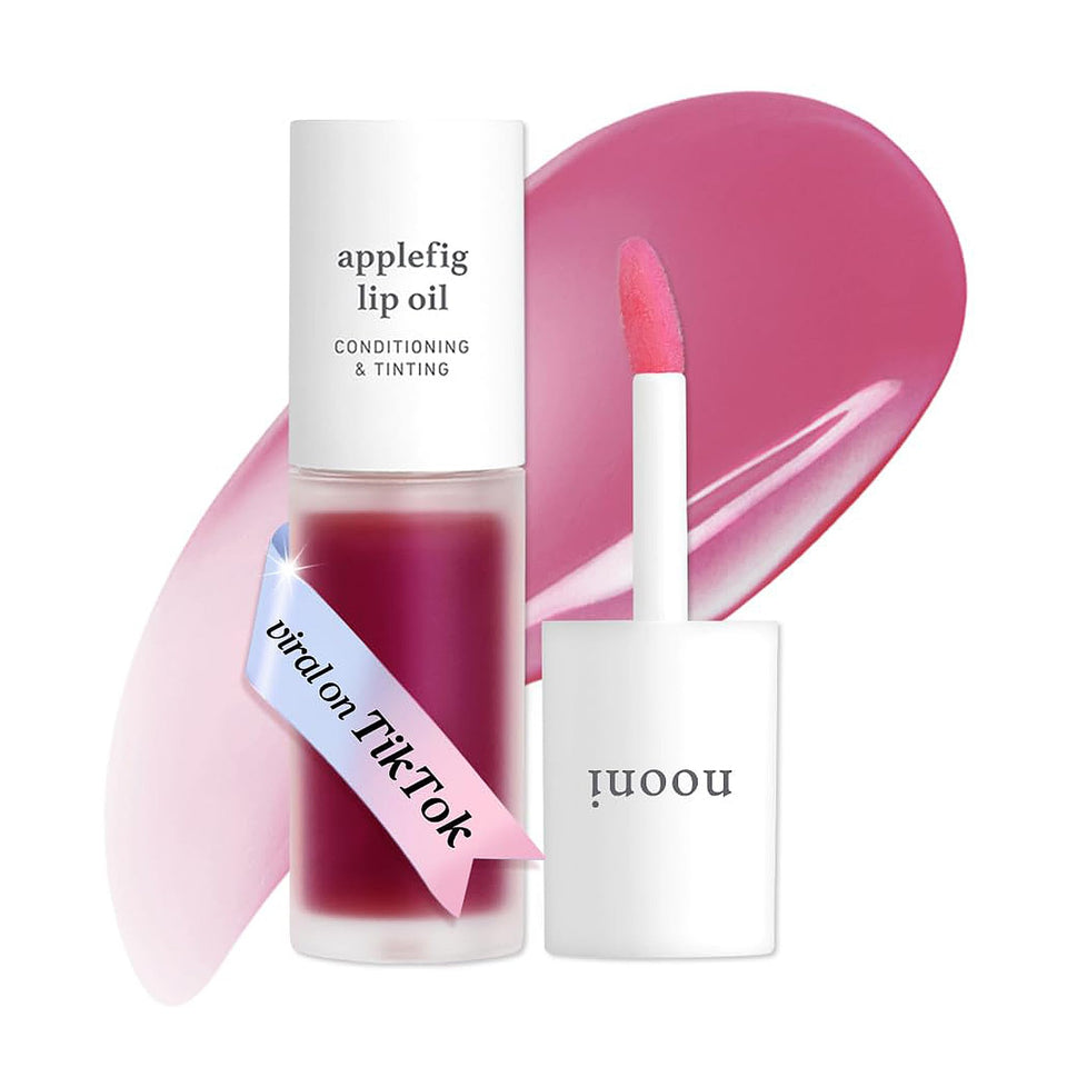 NOONI Applefig front packaging showing compact glossy tube and branding for easy use