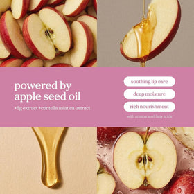 NOONI Applefig swatch on skin showing soft color and moisturizing effect