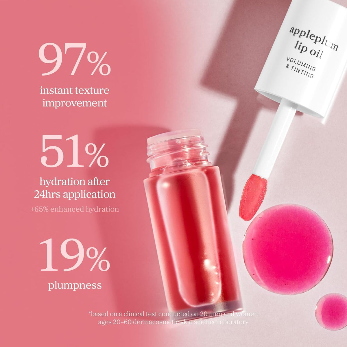 NOONI lip oil inside a small purse illustrating on-the-go convenience benefit