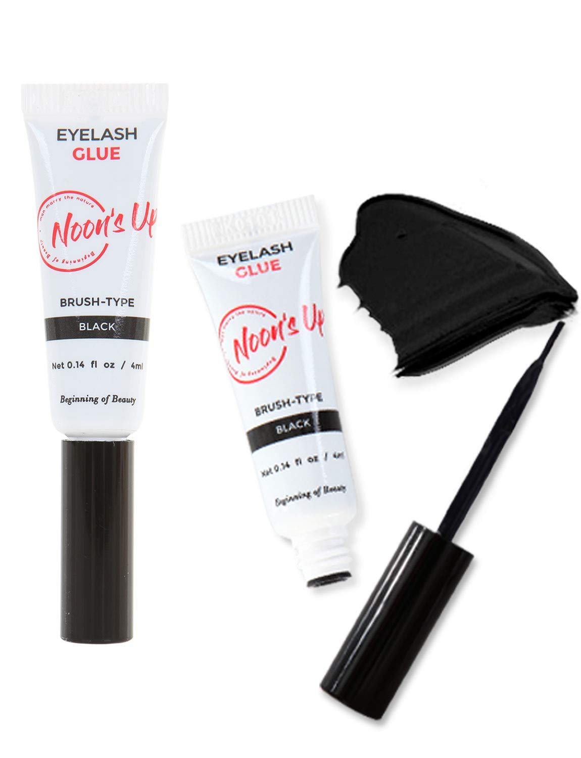 NOON'S UP front packaging showing compact tube and branding benefit secure hold