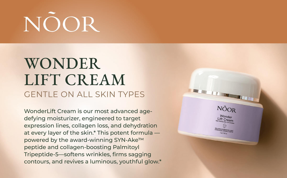 NOOR HAIR packaging box with jar highlighting clean-ingredient promise