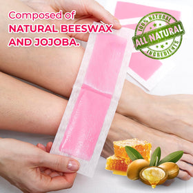 NOPUNZEL calming oil wipe removing wax residue and soothing skin post-wax