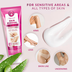 NOPUNZEL cream texture with aloe visible to show soothing moisturizing effect
